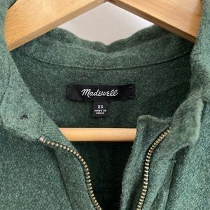 Madewell XS Green Flannel